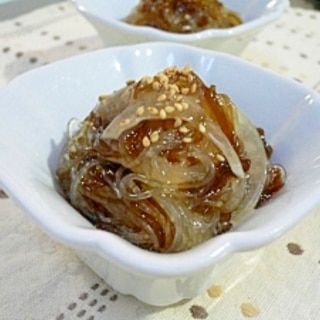 もずくと春雨の酢の物